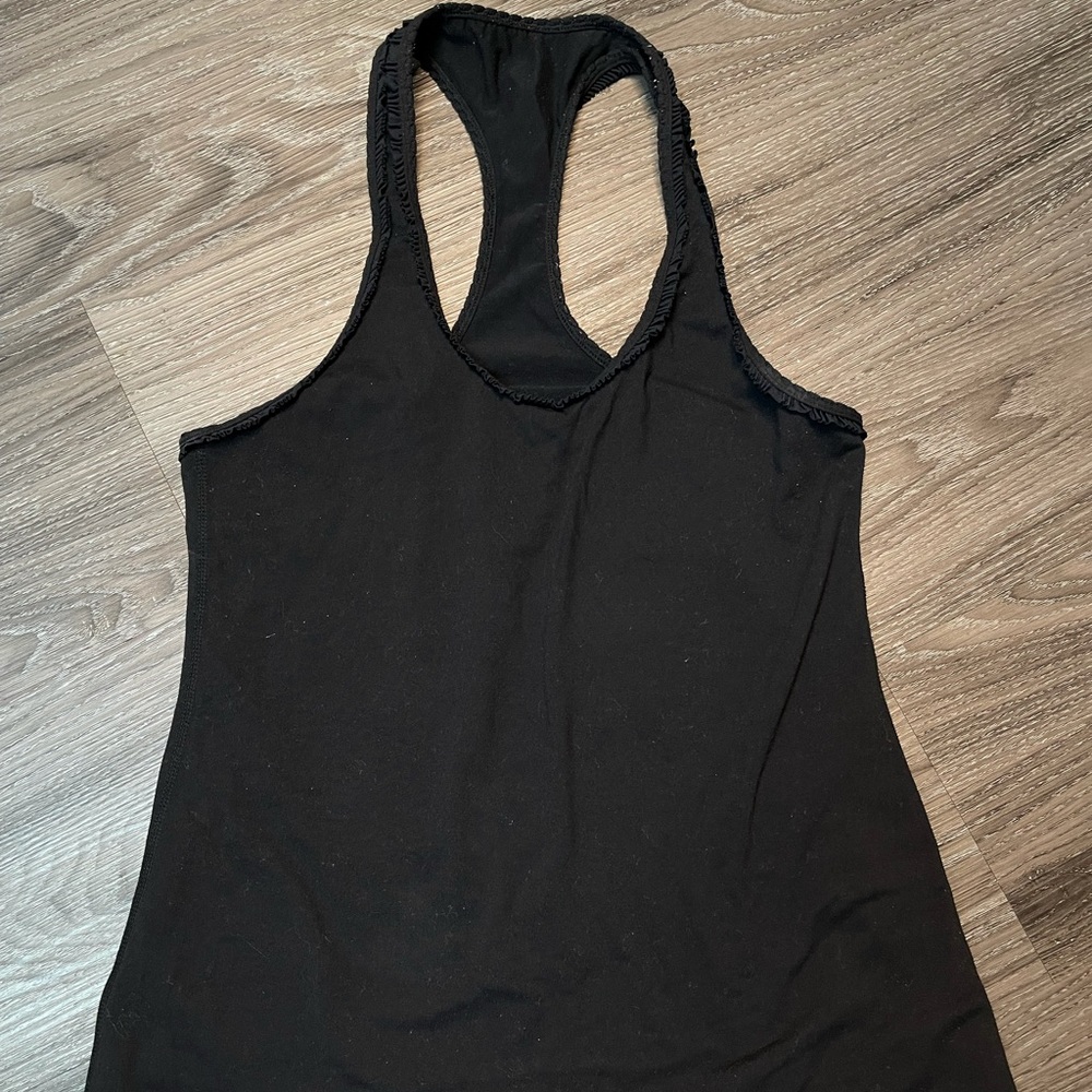 Black Lululemon Tank size 8